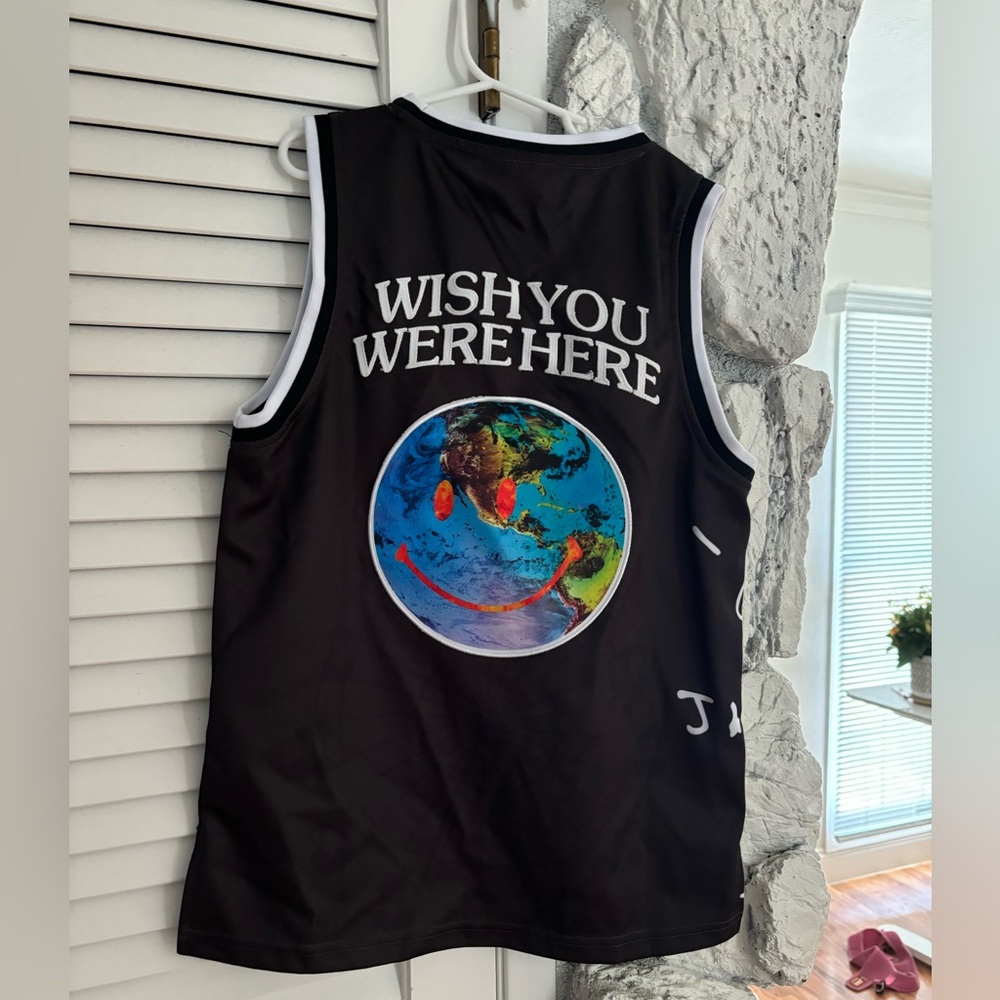 Astroworld Youth Basketball Jersey ‘Wish you were here’ Headgear Classics